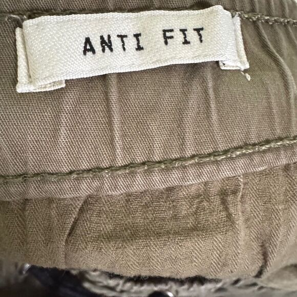 Jack & Jones JJIVEGA JJLANE Chino Jogger Anti Fit 34x32 Green MEASURES 34x27 - Picture 5 of 12